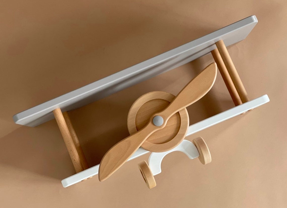 Vintage Industrie Flugzeug Regal - Wand Display Für Aviation Fans