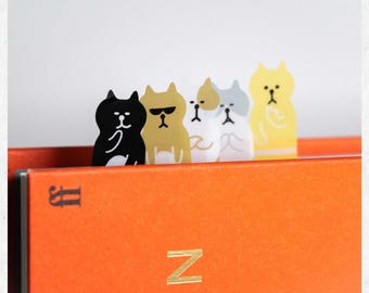 Sassy Cat Sticky Note Sticker | Reusable Sticky Index Tabs, Marking Books & Planners | 100pcs