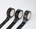 Black & Gold Moons and Stars Washi Tape | 15mm x 5m | for scrapbooking, journal decoration 
