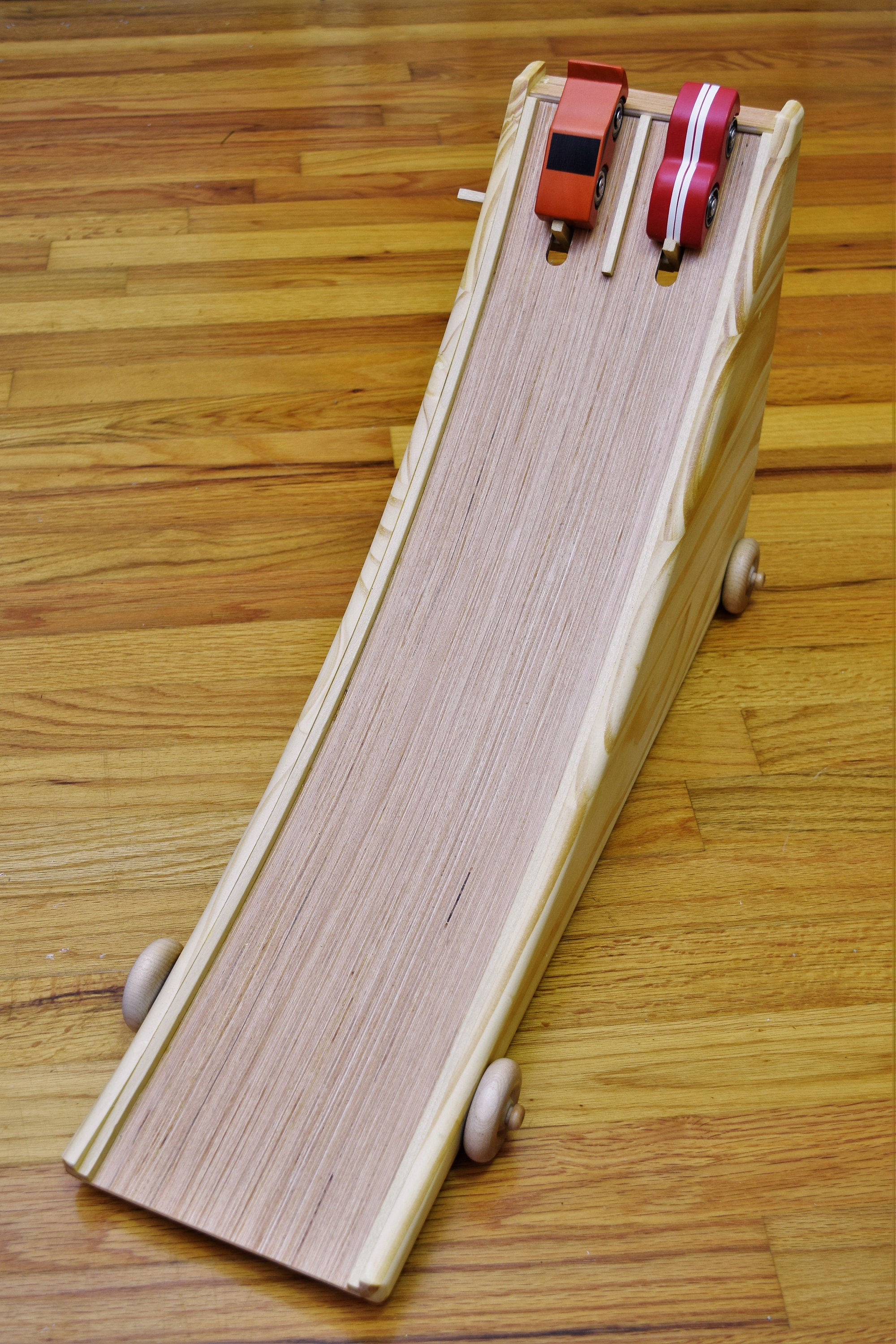 Roller Track Extra Wide Toy Car Ramp Etsy