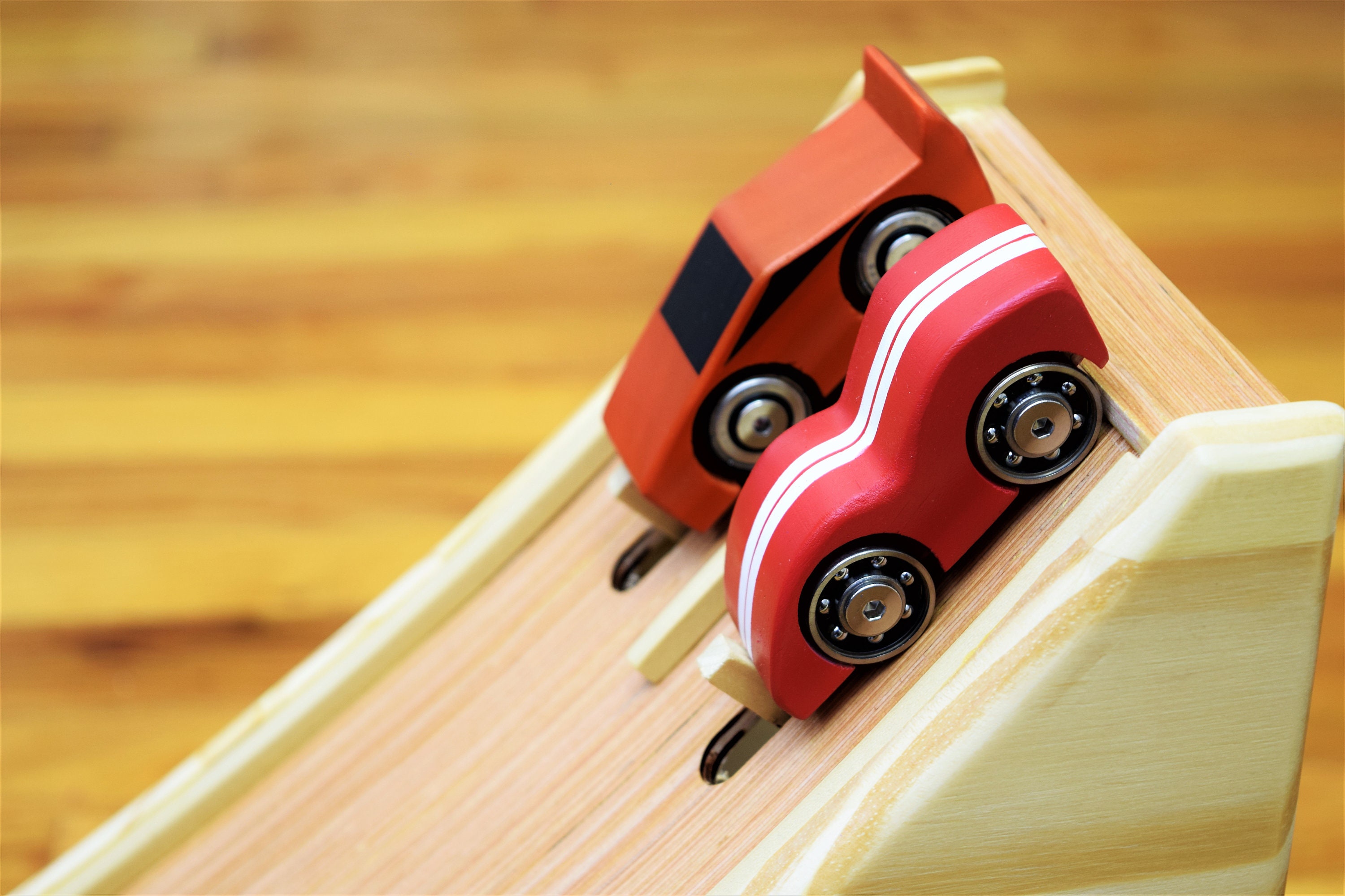 Roller Track Extra Wide Toy Car Ramp Etsy