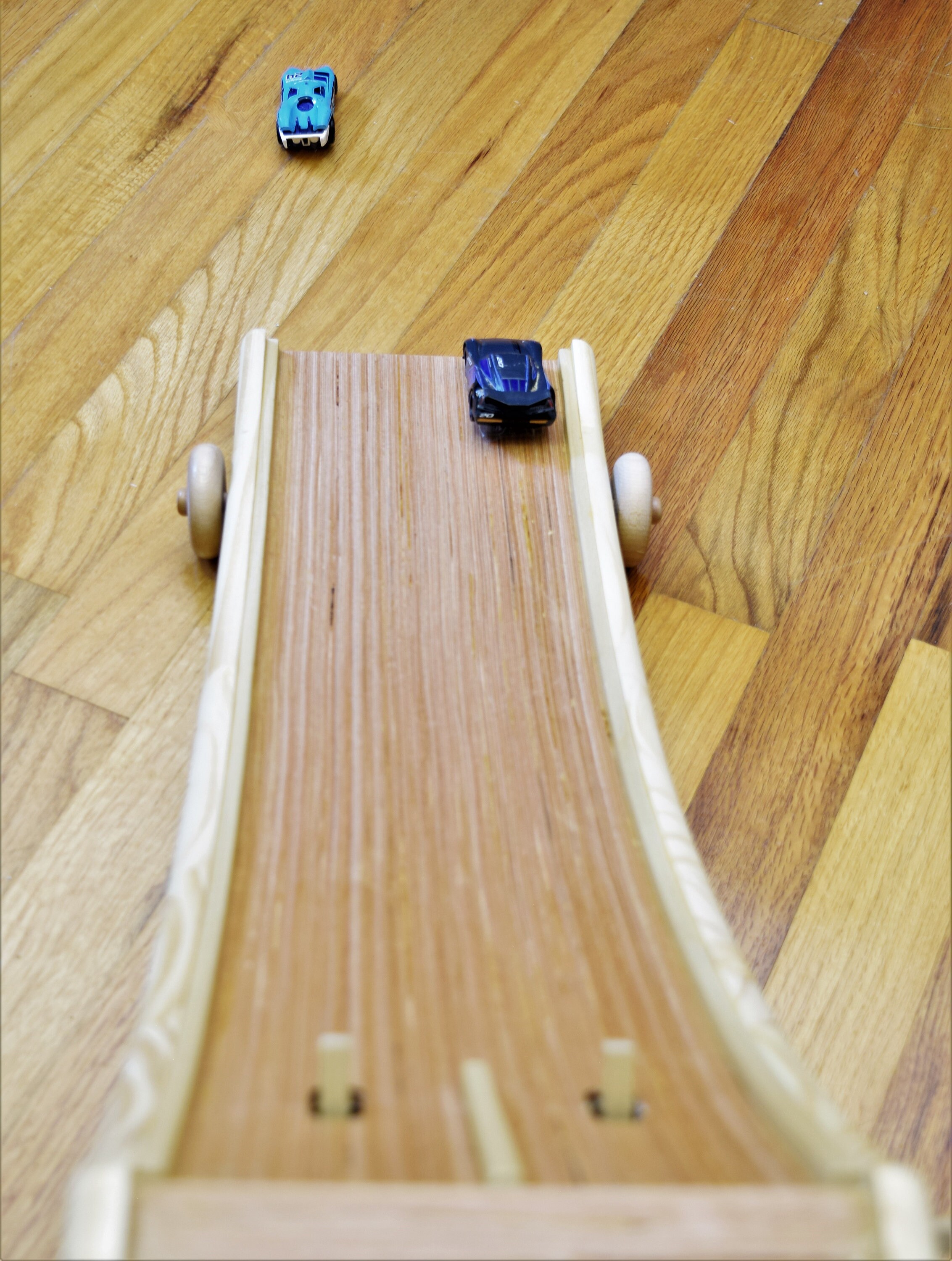 Roller Track Extra Wide Toy Car Ramp Etsy