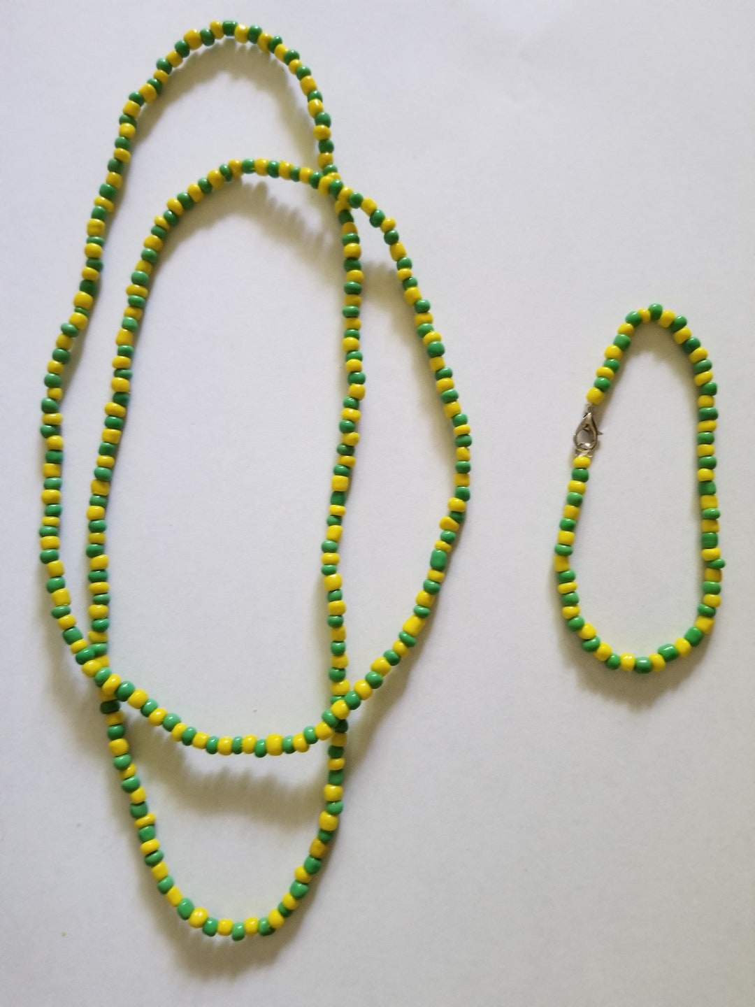 ORULA Santeria Orisha Bead Necklace eleke & Braclet ilde Etsy