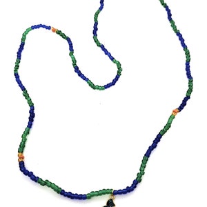 INLE - Santeria Bead Necklace with Fish Pendant