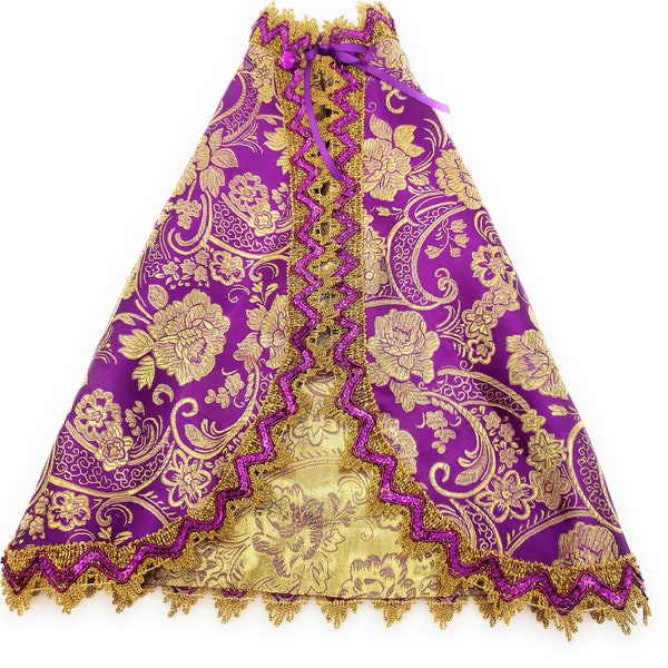 BABALU AYE - Santeria Cloth Cape w Gold Trimming