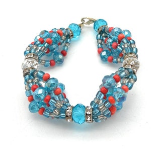 YEMAYA ACHABA - Santeria Bead Ilde/Bracelet - Maso Style