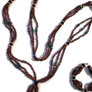 OYA - Santeria Fancy/Party Bead Necklace/Eleke & Mazo Bracelet/Ilde Set
