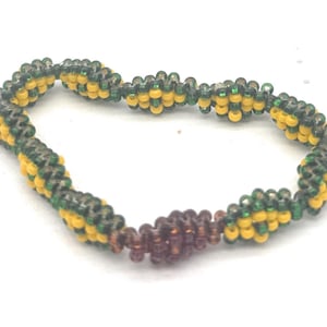 ORULA con Camino - ILDE / Bracelet de Santeria Bead, Stretch Type with Path