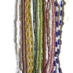 Santeria Bead Necklace, Collares, Eleke Set of 8
