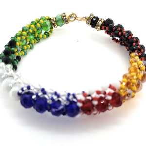 7 POWERS - Santeria Beaded Glass Bracelet - Made in the USA