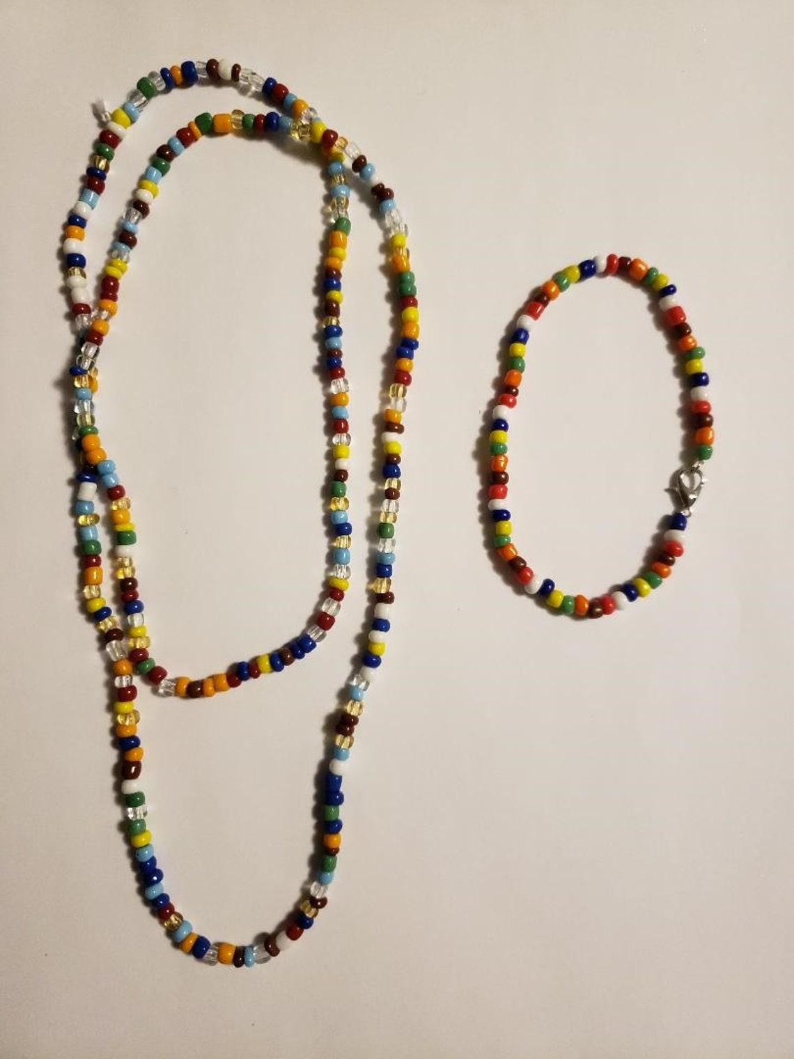 OSAIN Santeria Bead Necklace eleke & Bracelet ilde Set Etsy