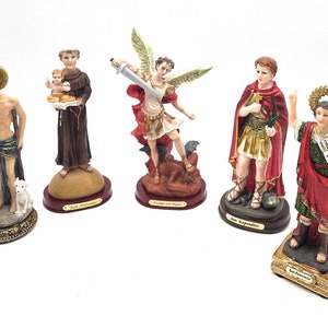8&quot; Religious Male Saint Statues - Christian/Catholic Male Religious Saint Statues