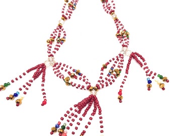 AGAYU - Santeria Glass Multi-Color Bead Maso (Small)