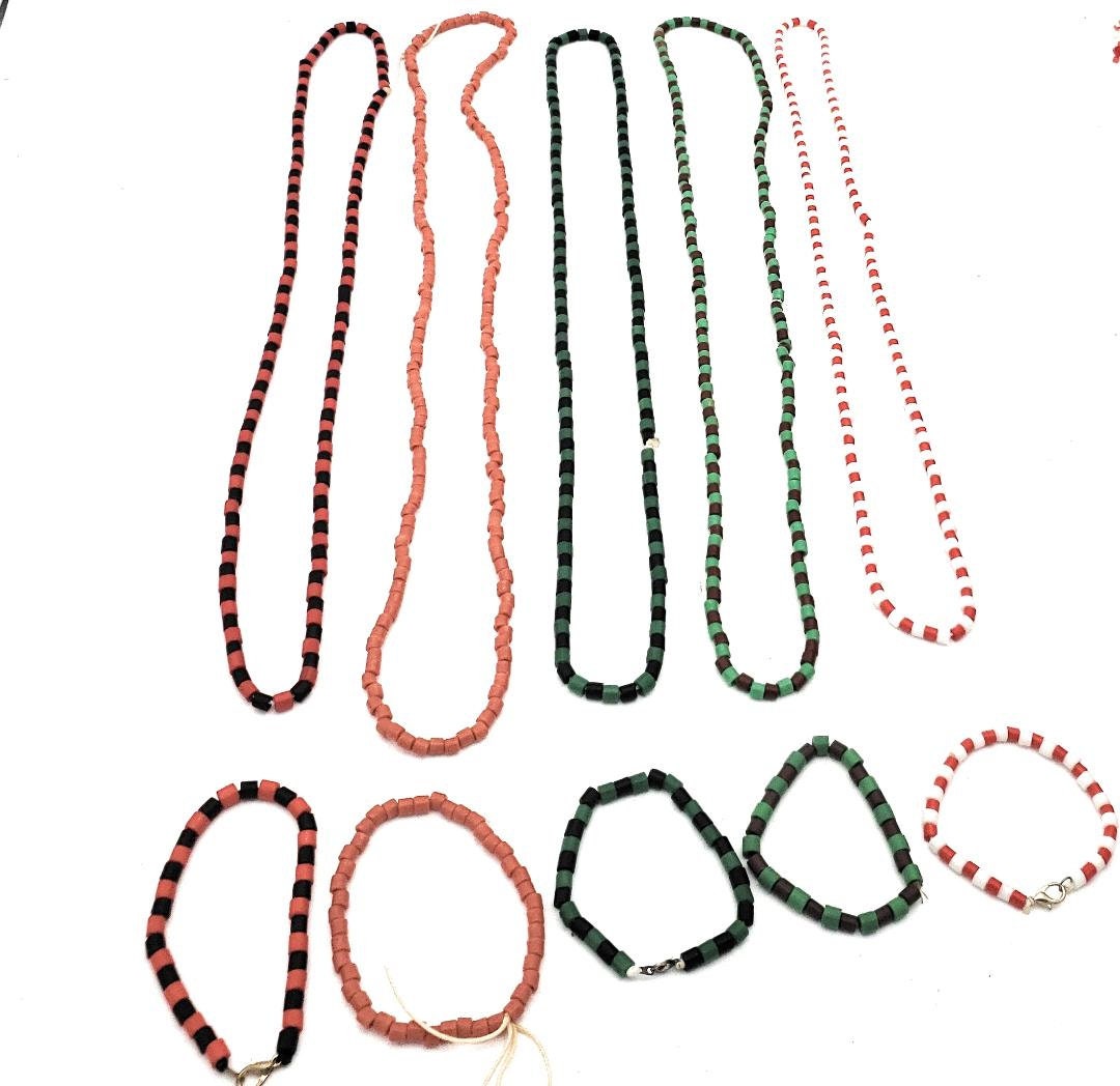 SANTERIA BEADS COLLARES Nigeria Style Santeria Bead Set Eleke