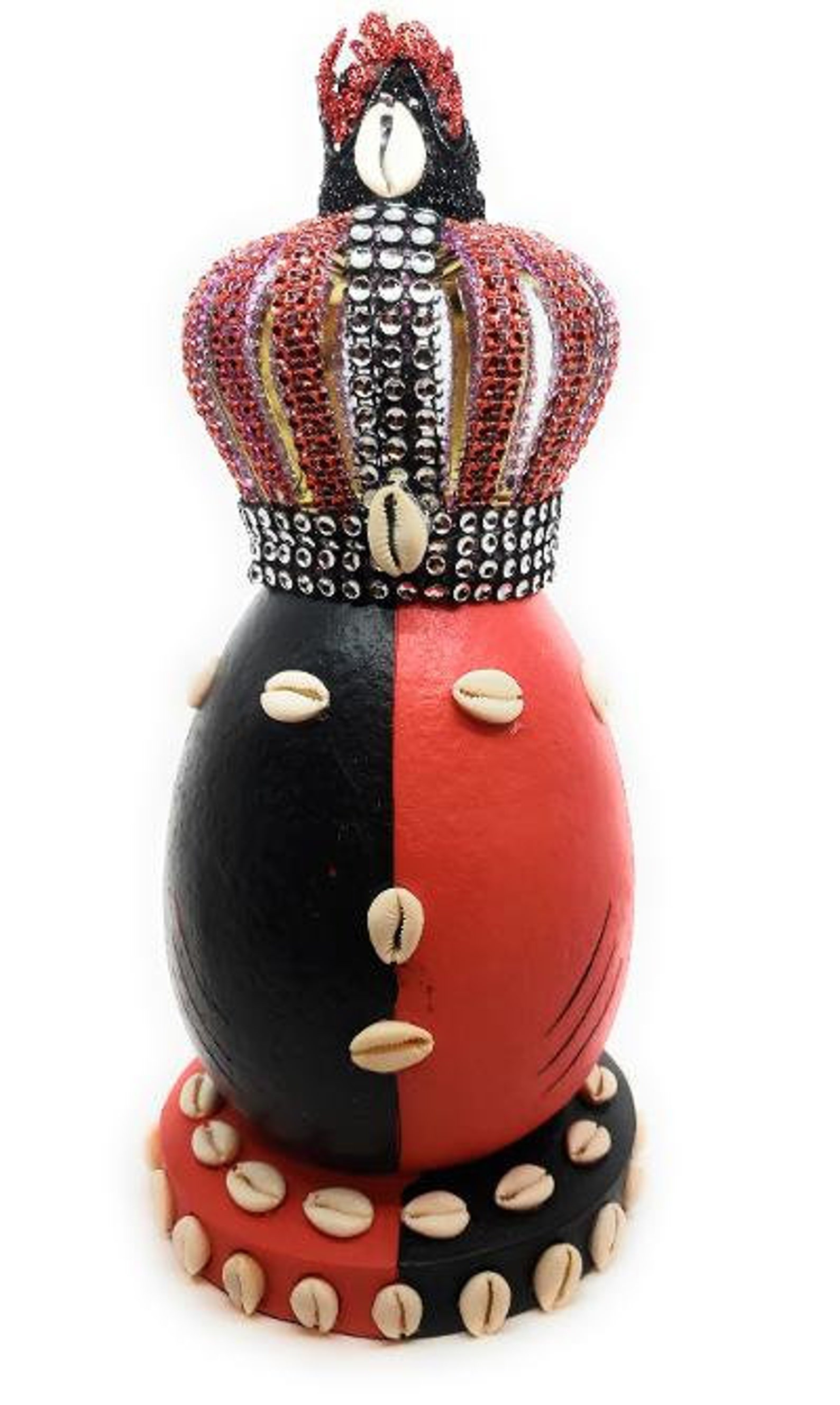 ELEGUA Elegua Head Made of Resin with Decorated Metal Etsy