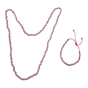 OYA - Santeria Single Bead Necklace/Eleke & Ilde (adjustable) Set