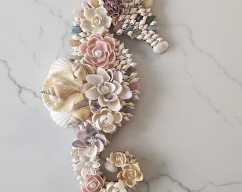 Concha Cavalo-marinho cores pastel