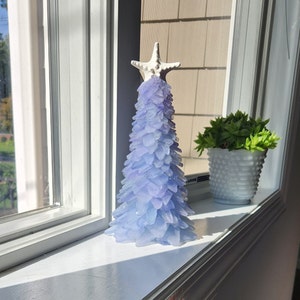 Lila Flieder Seaglass Baum Strand Dekor Geschenk