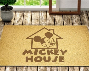 Disney Welcome Mat Etsy