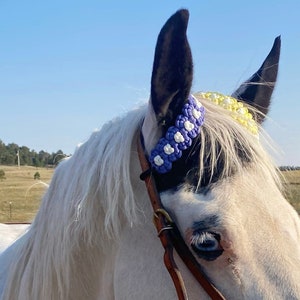 Flower Paracord Browband- Single Ear