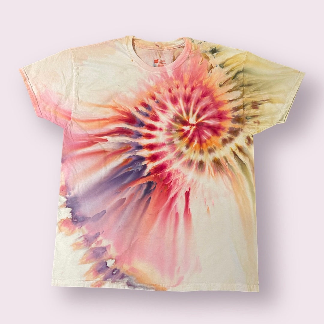 Melty Colander Spiral Ice Tie Dye L Etsy