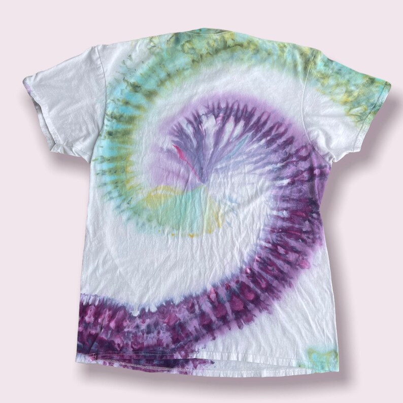 Reverse Colander Spiral Ice Tie Dye Tee XL Etsy