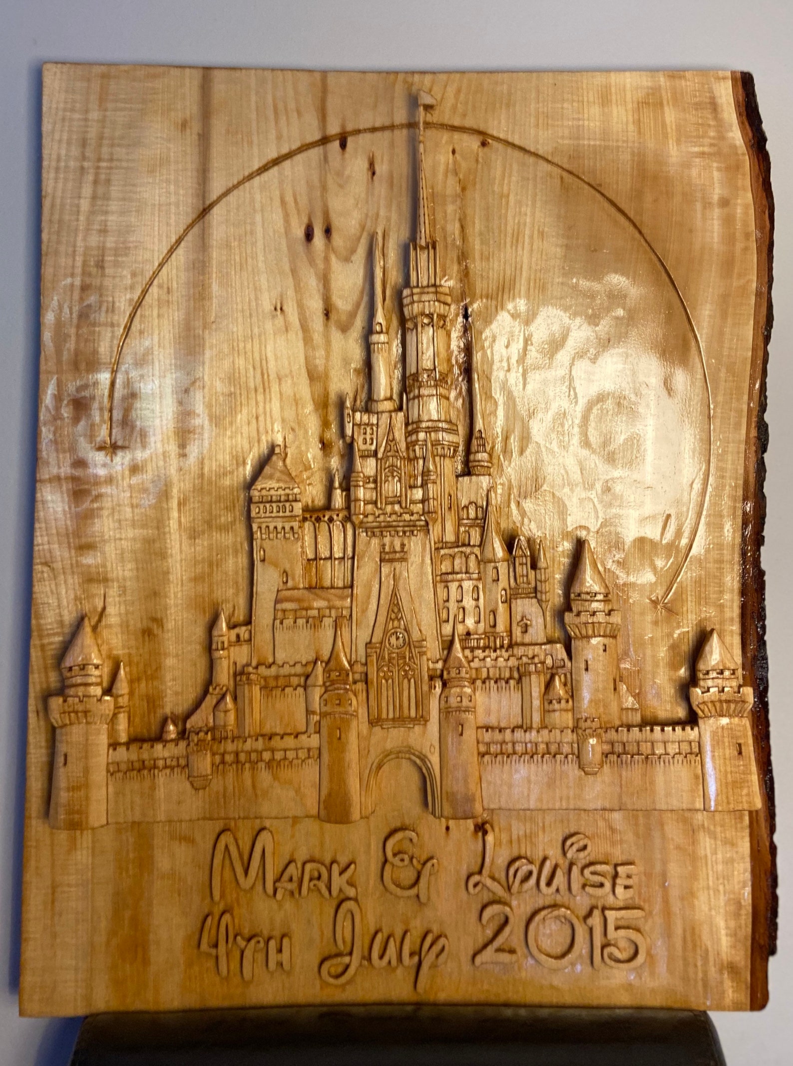 Disney Castle Wood Carving Disney collector disneyland Disney Etsy