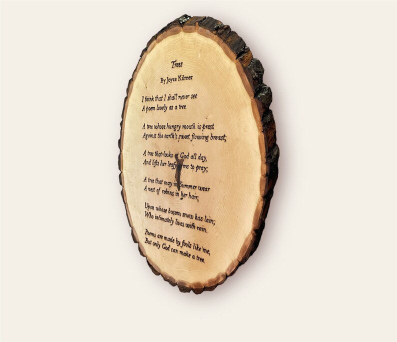 Poem Wood Burning Custom Poem Custom Writing Passage Song Lyrics Speech
