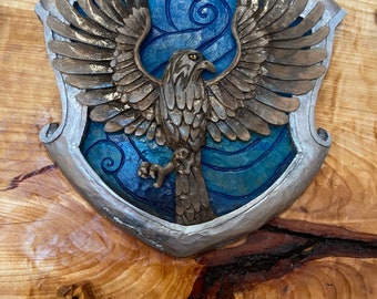 Hogwarts Crest Wood Carving HP Crest HP Collector Gryffindor 