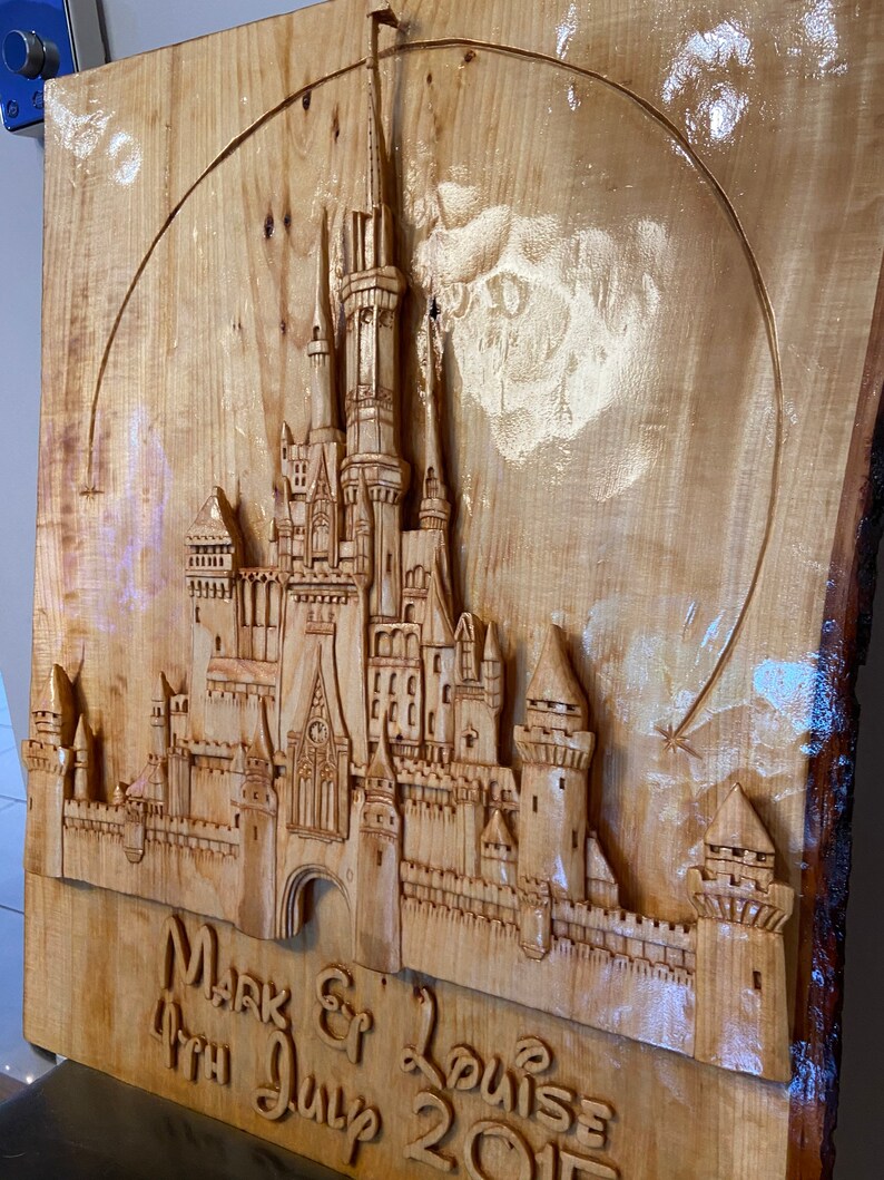 Disney Castle Wood Carving Disney Collector Disneyland Disney Etsy