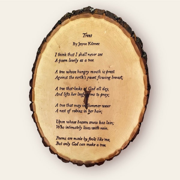 Poem wood burning custom poem custom writing passage song lyrics speech quote log slice pyrography memorial gift