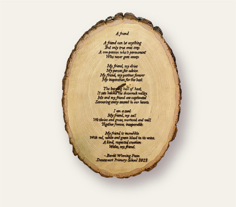 Poem Wood Burning Custom Poem Custom Writing Passage Song Lyrics Speech