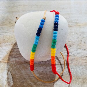 Rainbow bracelet,  LGBT bracelet,  Gay Pride Flag, Friendship Bracelet.