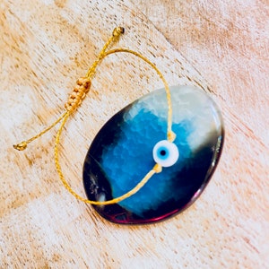 Evil Eye Bracelet for Babies, Baby Evil Eye Protection, Baby Protection Bracelet, Blesses String Bracelet.