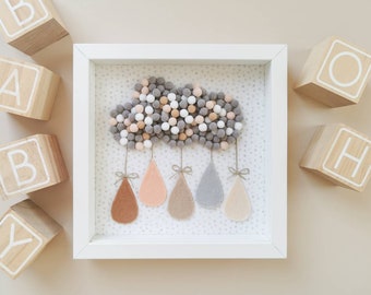 Cloud Frame Baby Gift with trendy colors. Click below for details.