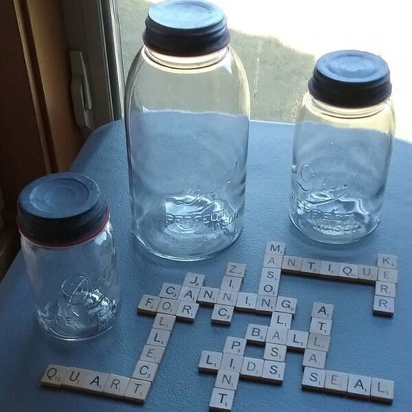 Mason Jar Canister Set Etsy