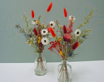 Small dried flower bouquet, table decoration, dried flowers, gift idea