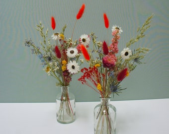 COLORFUL DAYS, small dried flower bouquet, table decoration, dried flowers, gift idea