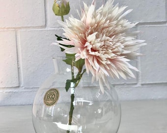 Seidenblume Dahlie inkl. Recyclingvase