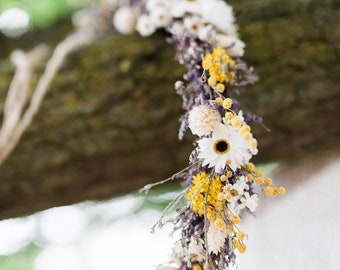 FRENCH STYLE, Trockenblumen, Haarkranz / Dried flowers Flower crown