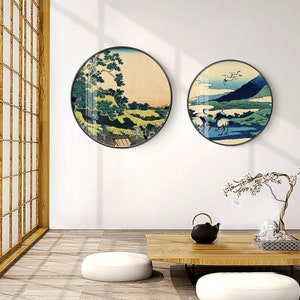 Round Circle Canvas Wall Decor Unframed