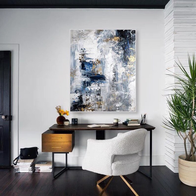 Abstract Oil Painting Modern Art Singulart Contemporary Textured Canvas