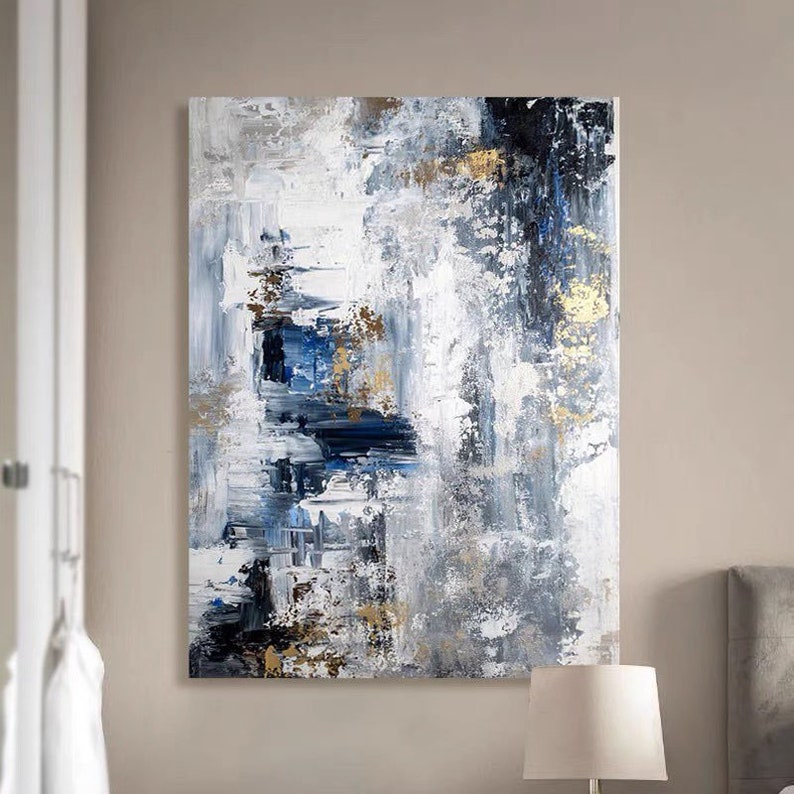 Abstract Oil Painting Modern Art Singulart Contemporary Textured Canvas