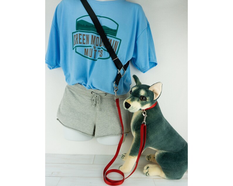 Crossbody Dog Leash Hands Free Leash for Dog Walking Over Etsy
