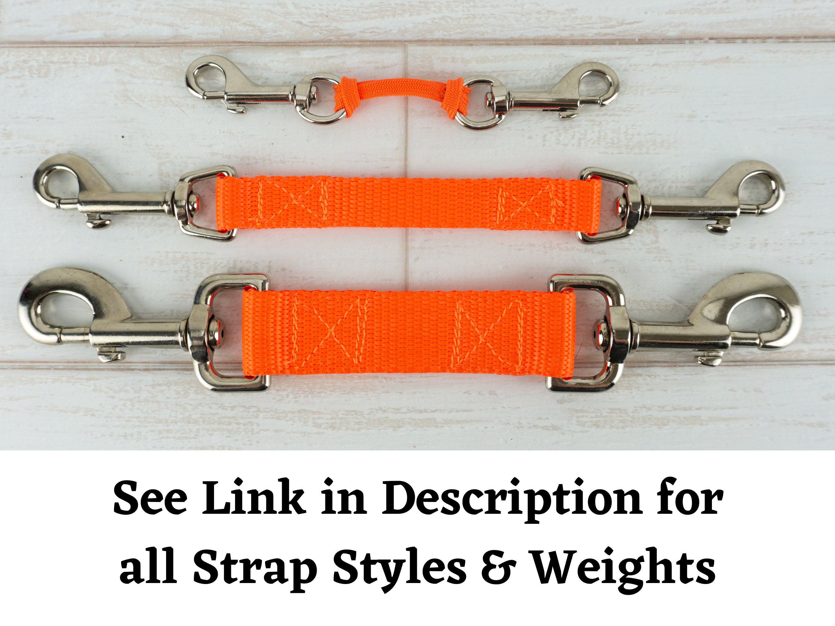 Heavy Duty Leash Safety Strap Harness to Collar Clip Prong Etsy