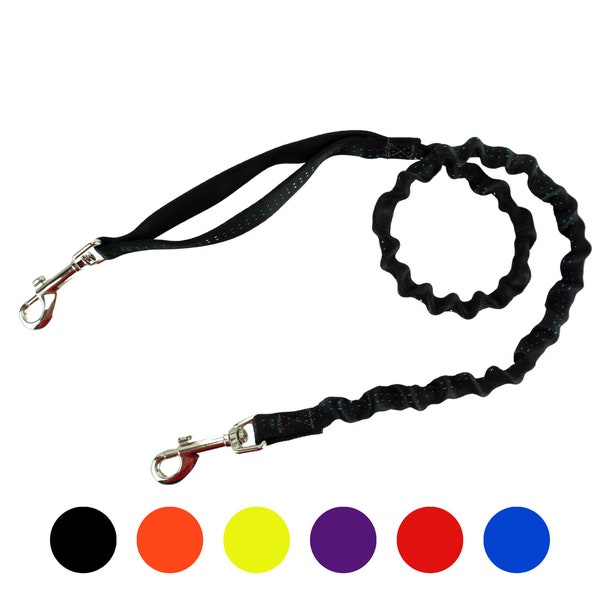 Light Weight Hands Free Bungee Leash for Small Dogs, Shock Absorbing Waist Leash, Stretch Leash for Running with Dog