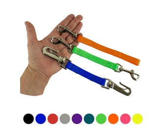 Dog Collar Backup Strap, Harness to Collar Clip, Leash Safety Strap, Escape Proof Safety Attachment for Dog