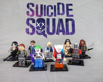 Harley Quinn Minifigure Building Blocks Suicide Squad Robbie Joker Batman DC