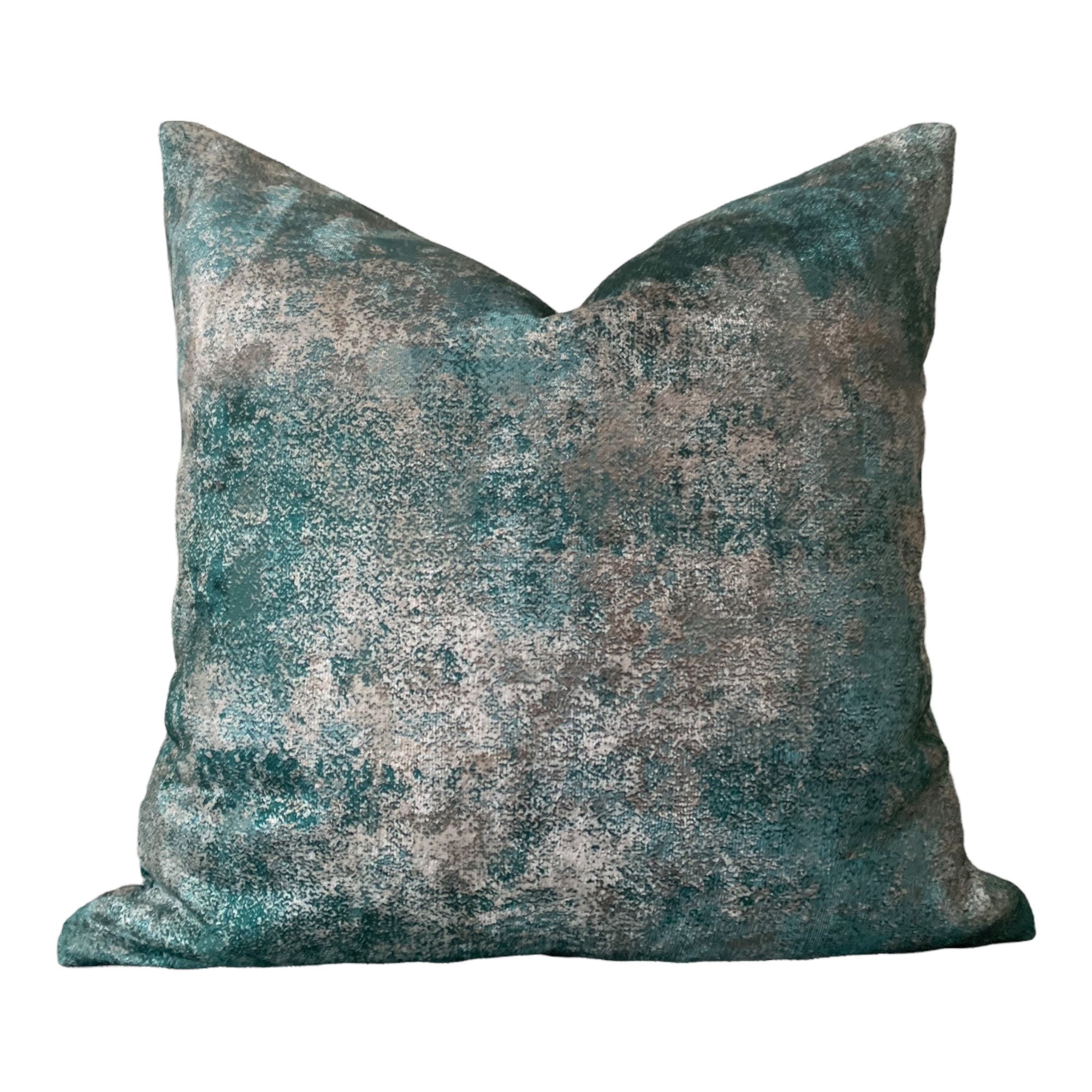 Teal Velvet Pillow Cover 16x16 / 40x40 Cm Etsy
