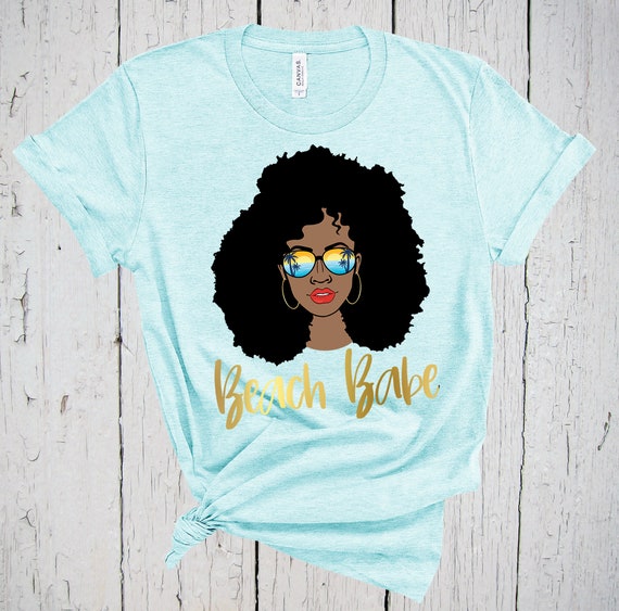 Beach Babe Shirt Black